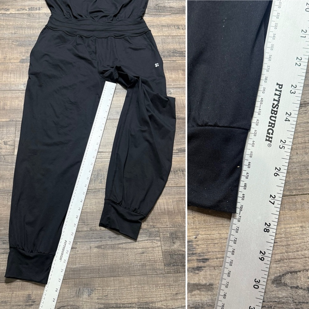 Sweaty Betty Black Athletic Jumpsuit Racerback Athletic Lounge Women's Medium - Picture 8 of 11
